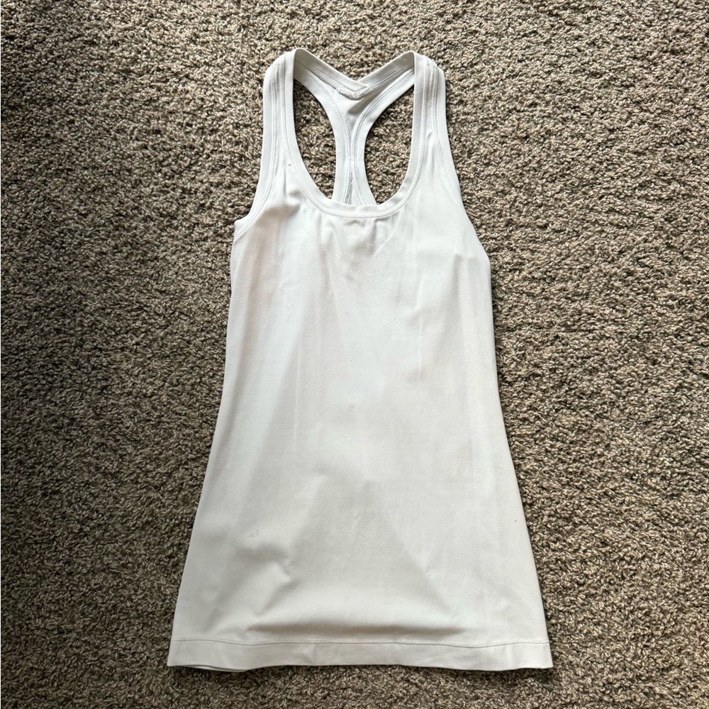Lululemon white tank size 4